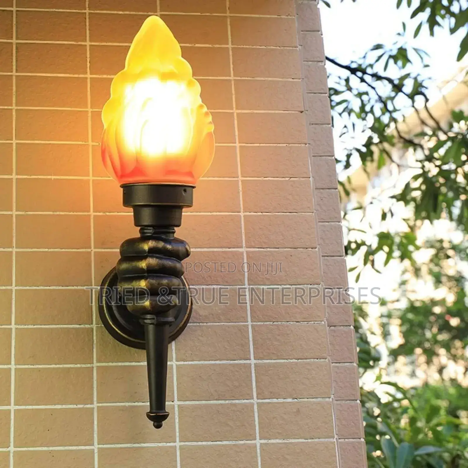 Vintage Torch Hand Art Wall Brackets Light Yc4dx