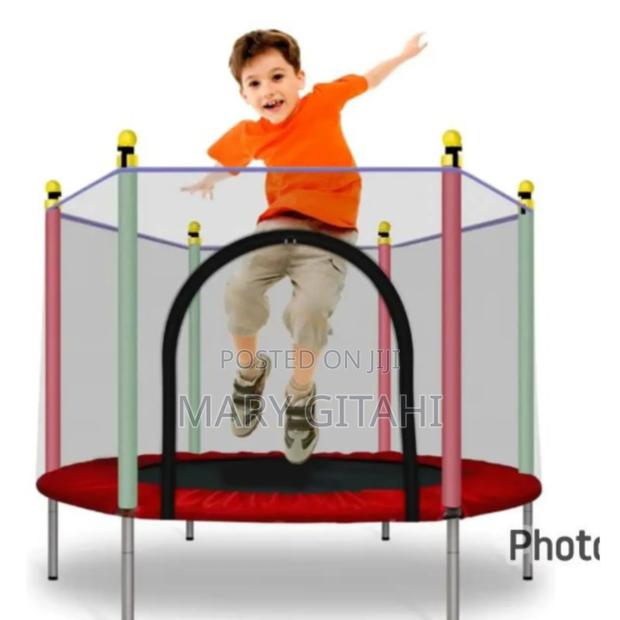 Trampoline With Safety Net for Kids* - main view