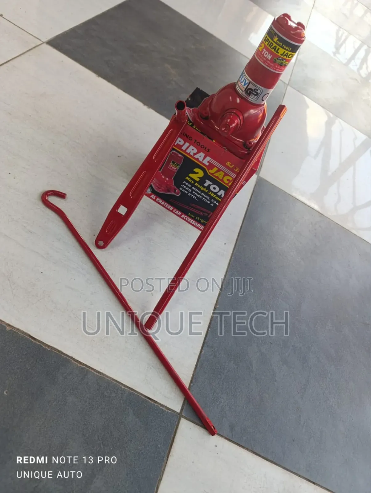 Portable 2 Ton Spiral Jack