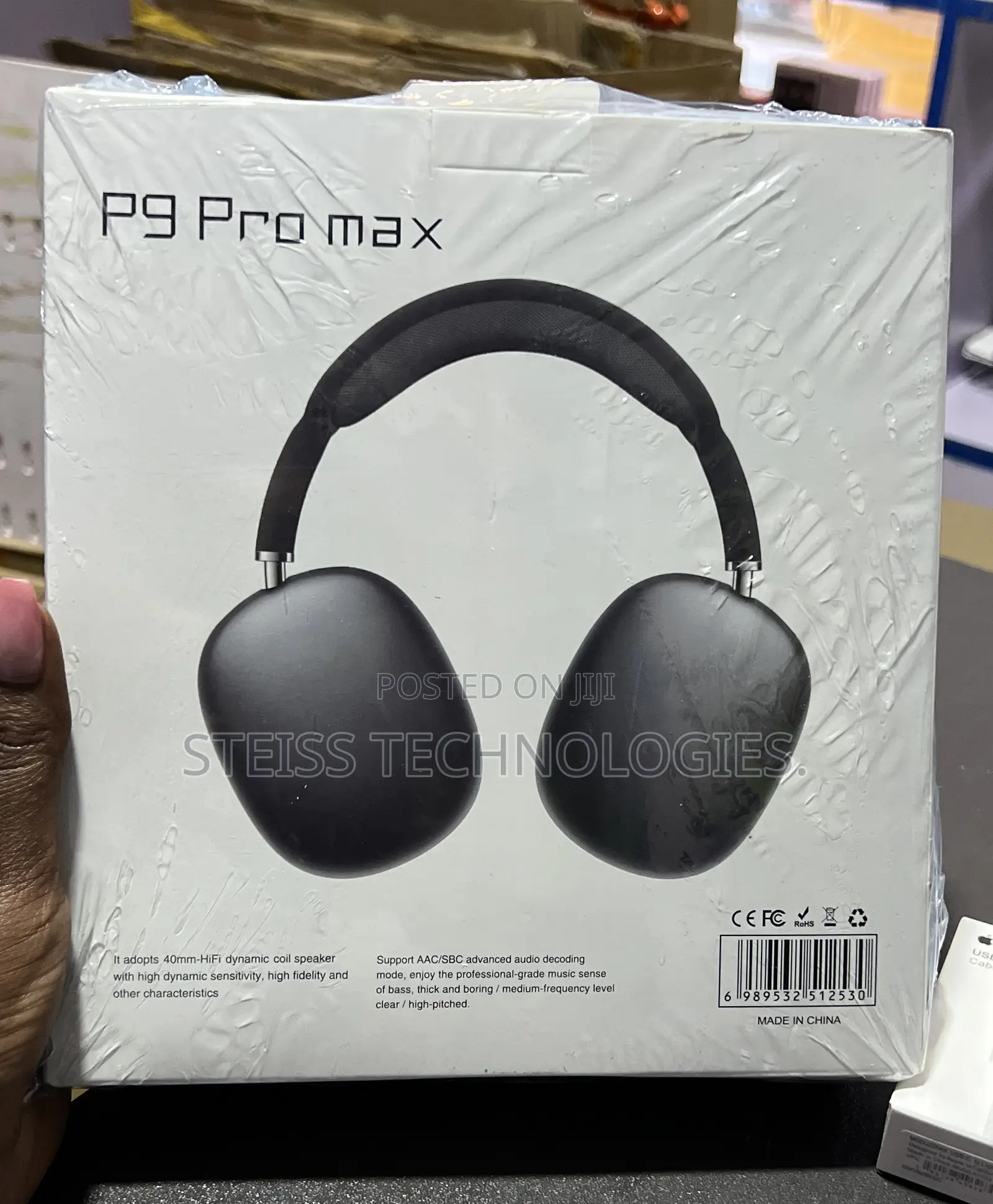 P9 Pro Max Wireless Headphones.