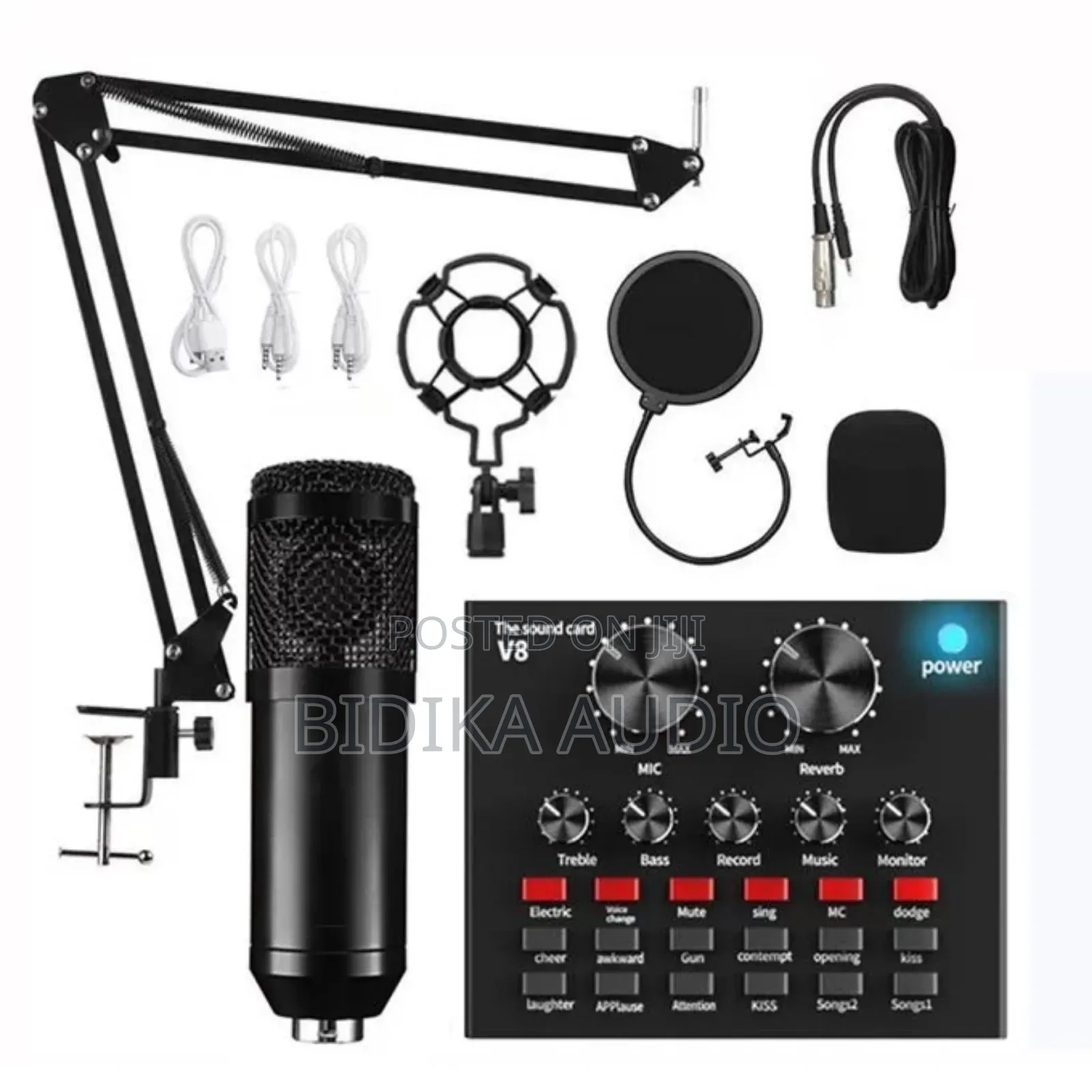 Bm 800 Microphone Set With V8 Sound Card