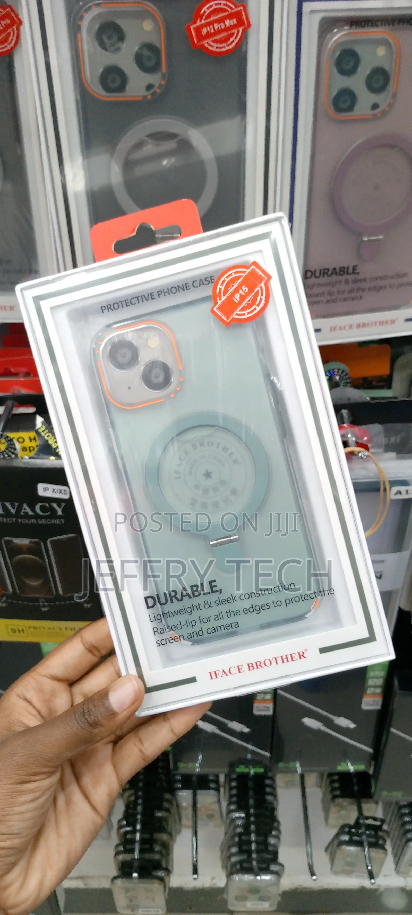 360° Invisible Magnetic Stand Phone Case for iPhone 15