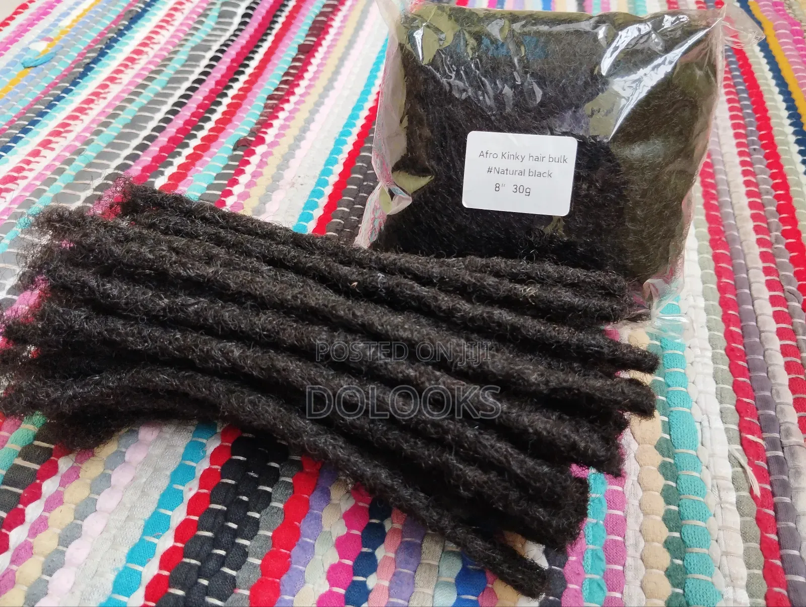 Natural Dreadlocks// Dolooks 8mm Thick X 8-10 Inches Long