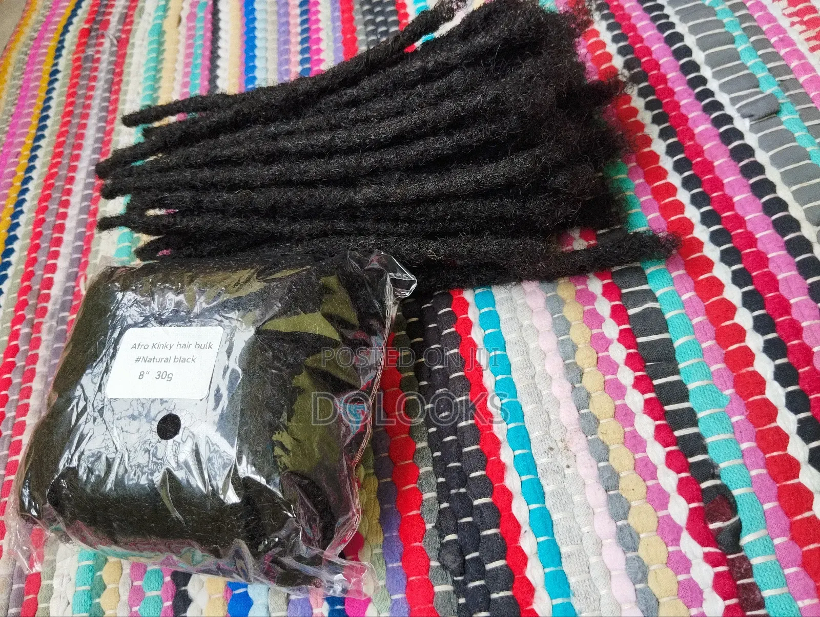 Natural Dreadlocks// Dolooks 8mm Thick X 8-10 Inches Long