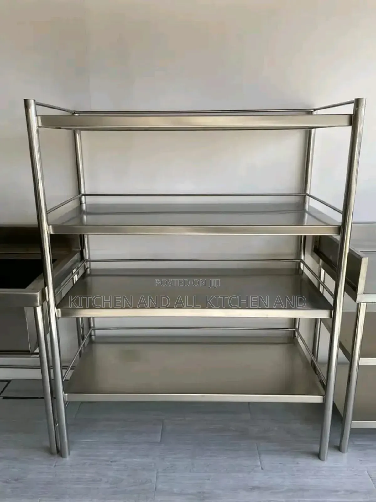 Ss Kitchen 4 Tier Storage Rack