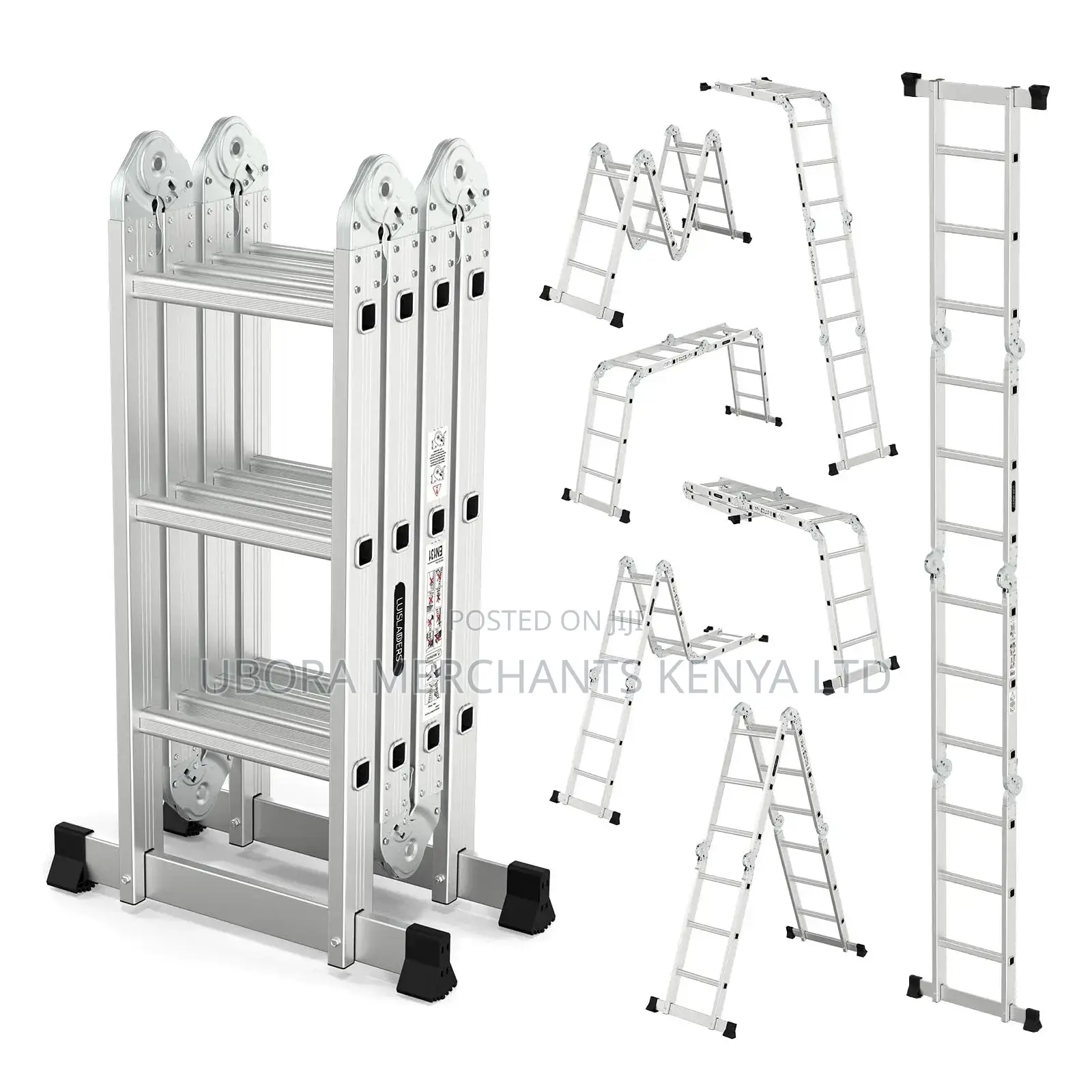 Multipurpose Position Aluminium Ladder 4×6, 24ft