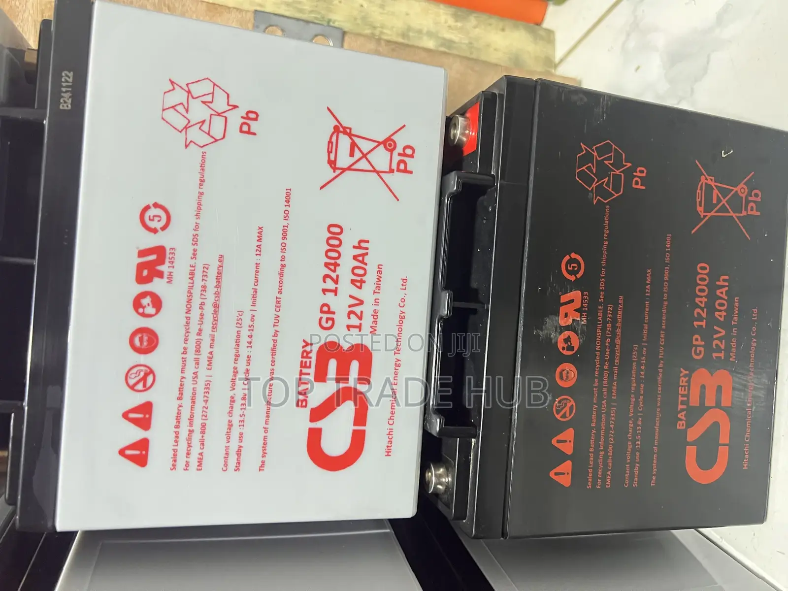 CSB Sealed Lead Acid MF Solar Battery 12v 40ah