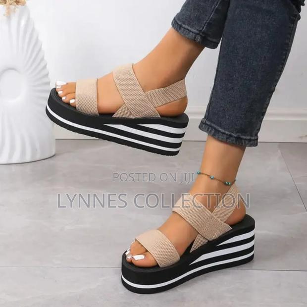 Colourful Summer Platform Sandals - thumbnail 3