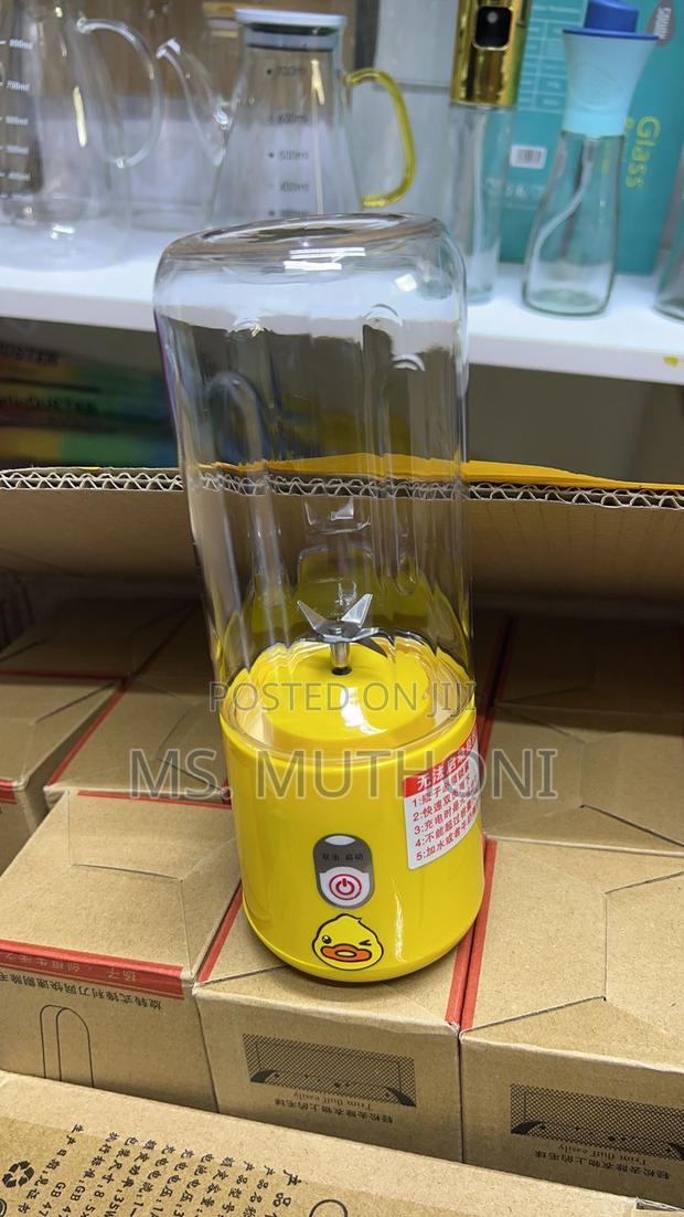 Yellow Powerful Mini Portable Electric Juice - thumbnail 3