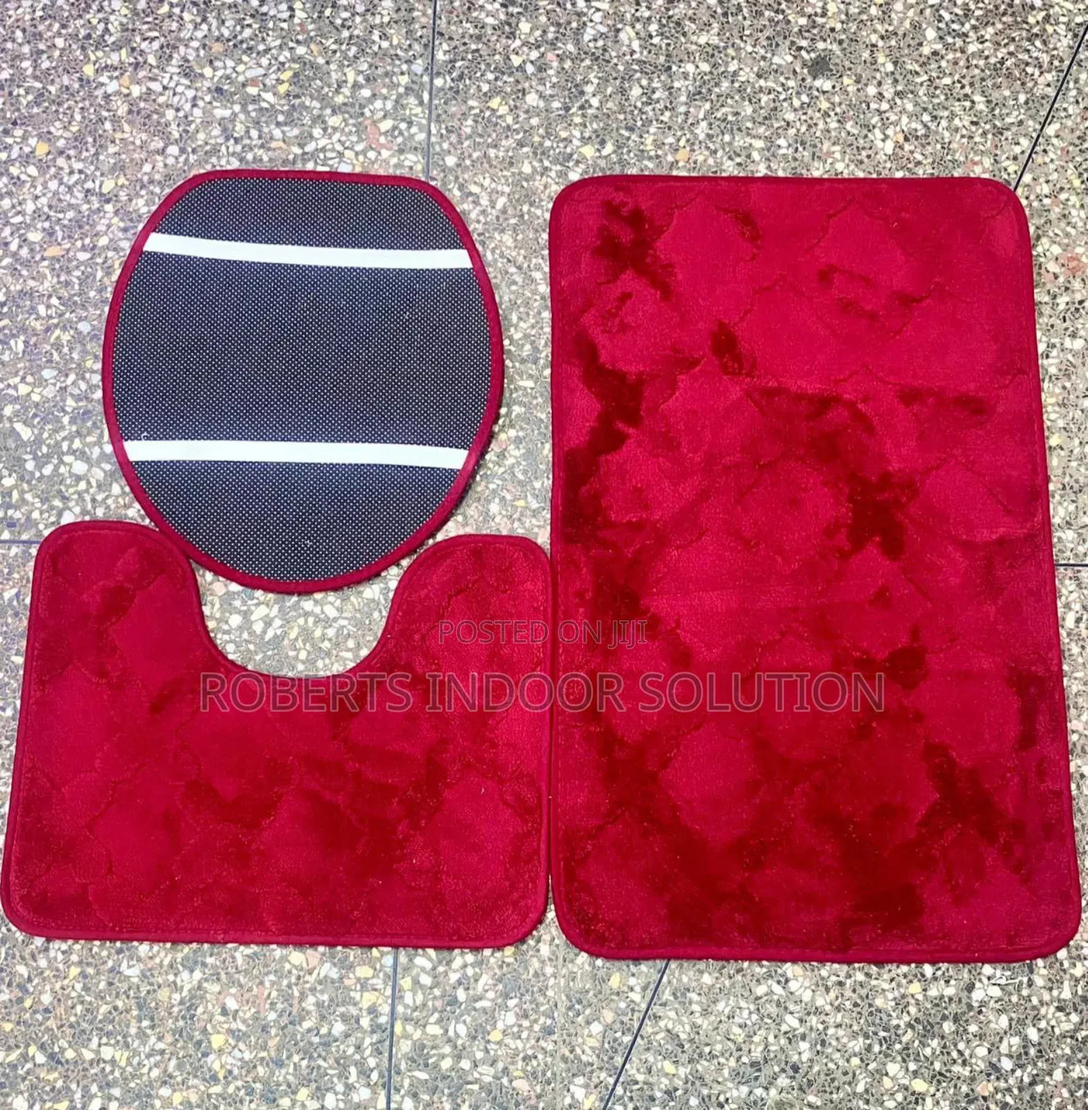 Bath Mats Super Soft 
3 Piece Toilet Set