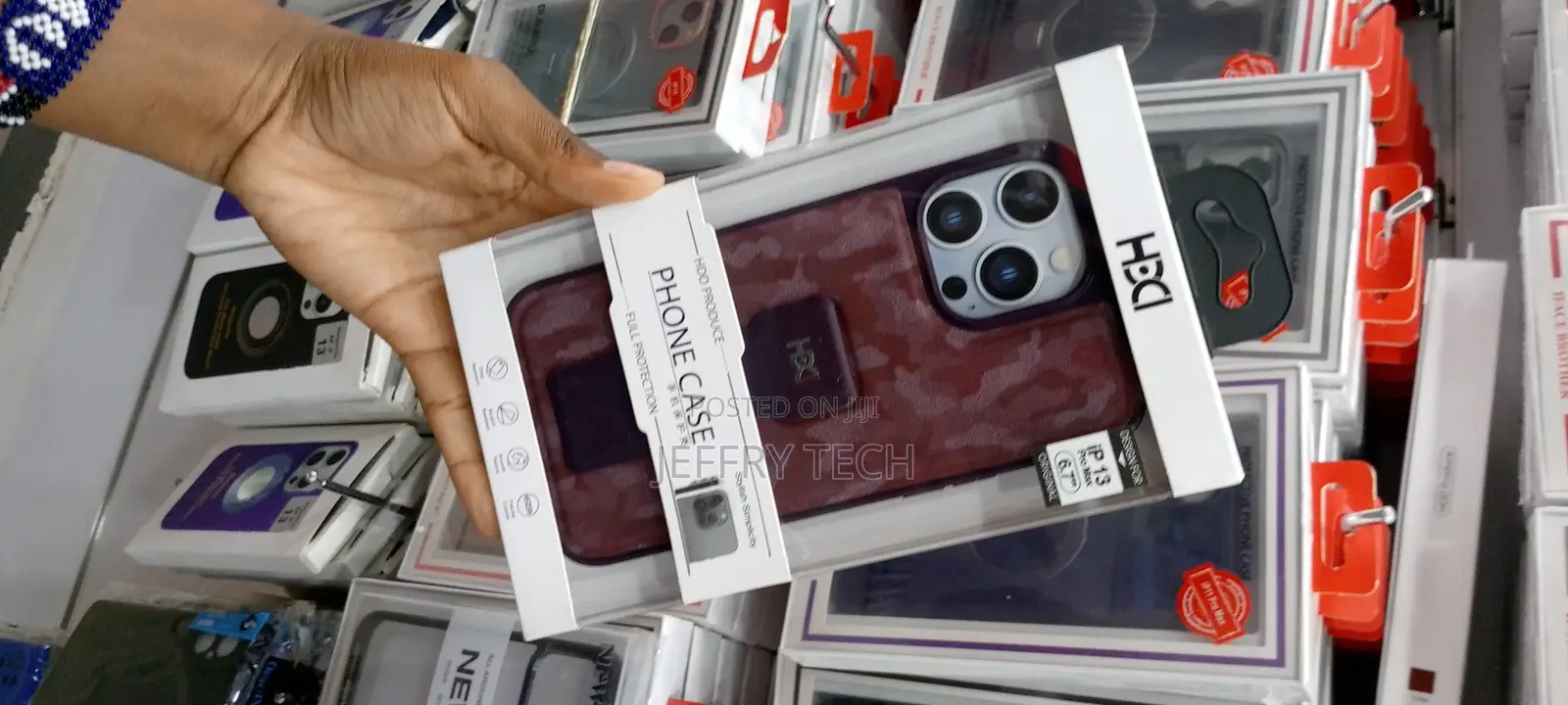 iPhone 13 Pro Case With Adjustable Wristband Strap Leather