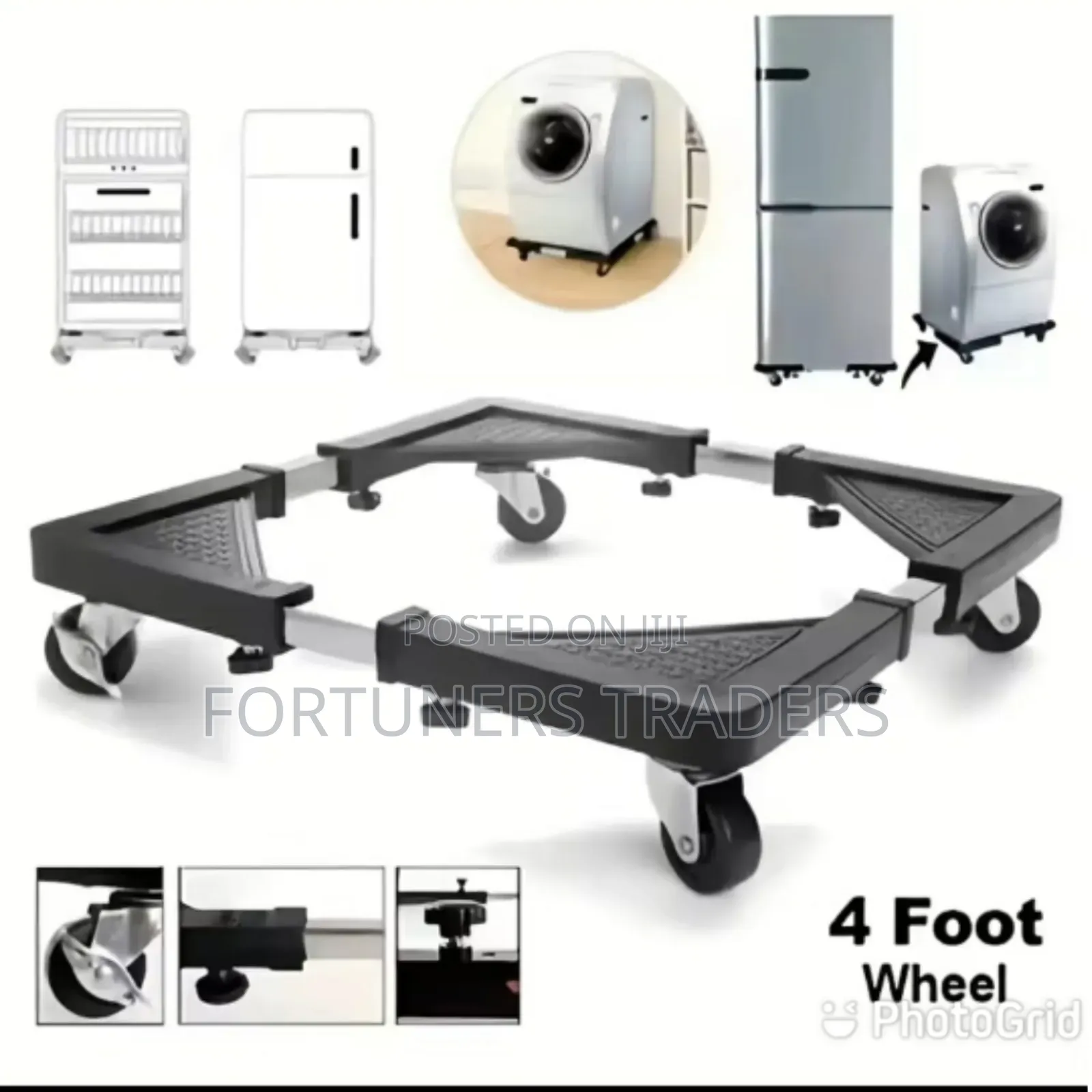 Washing Machine Stand With 4 Lock