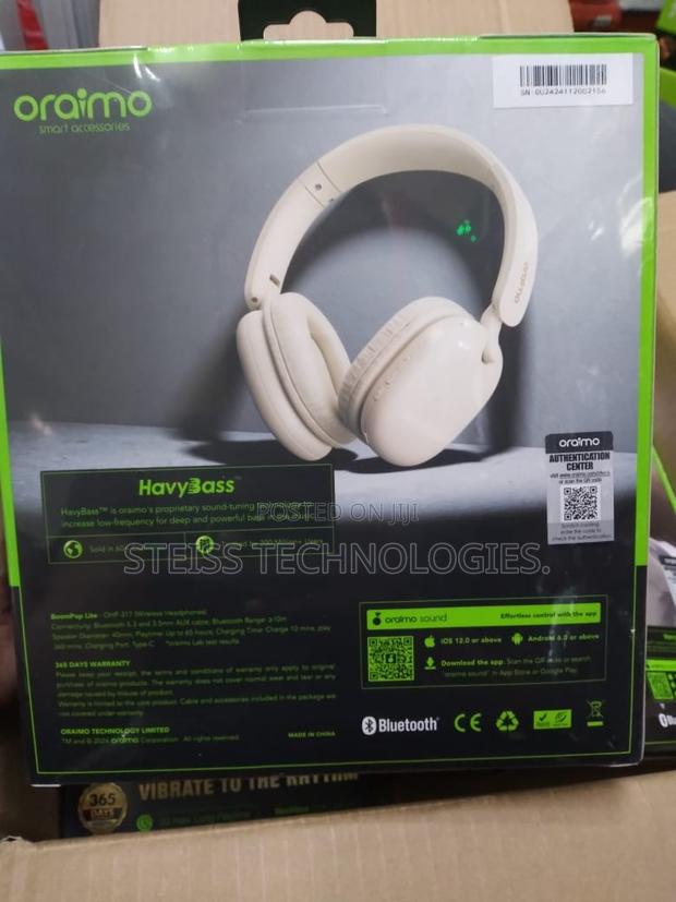 Oraimo Boompop Lite Wireless Headphones - thumbnail 2