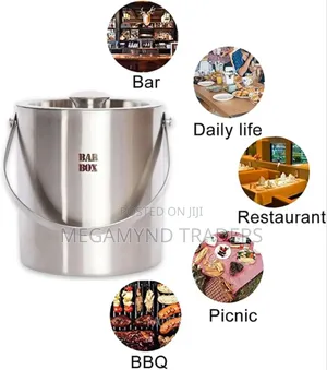 Ice Bucket/Double Wall Ice Bucket With Lid