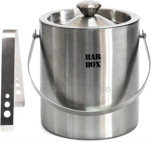 Ice Bucket/Double Wall Ice Bucket With Lid - thumbnail 6
