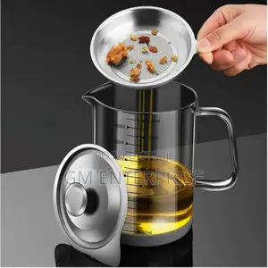 High Borosilicate Glass Oil Jar/Filter