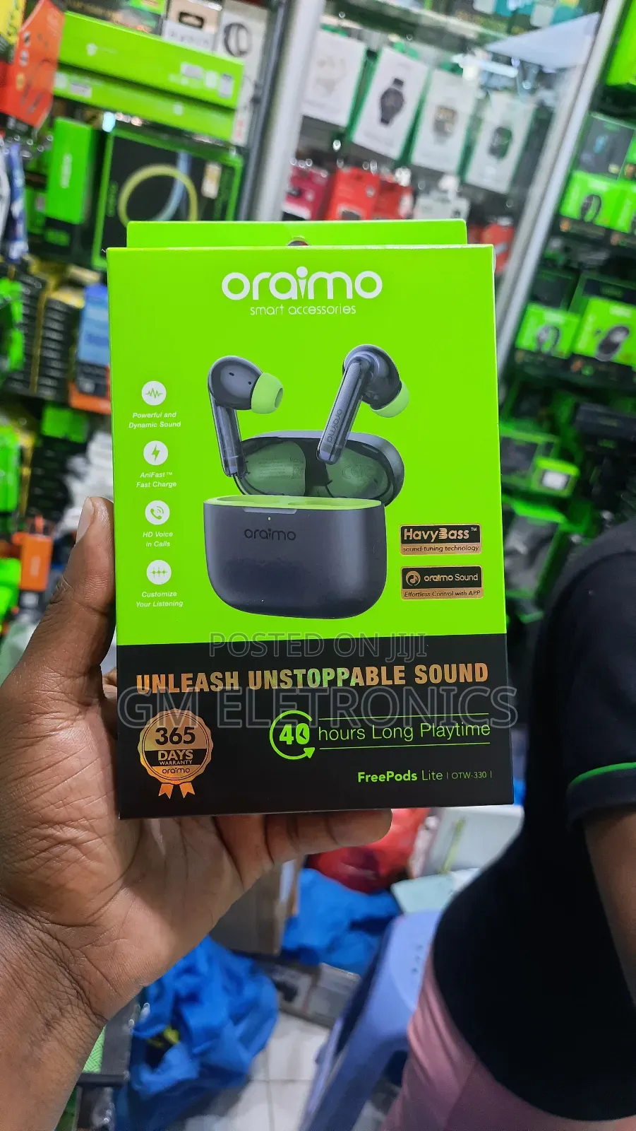 Freepods Lite Enc True Wireless Earbuds-Nebula Blue.
