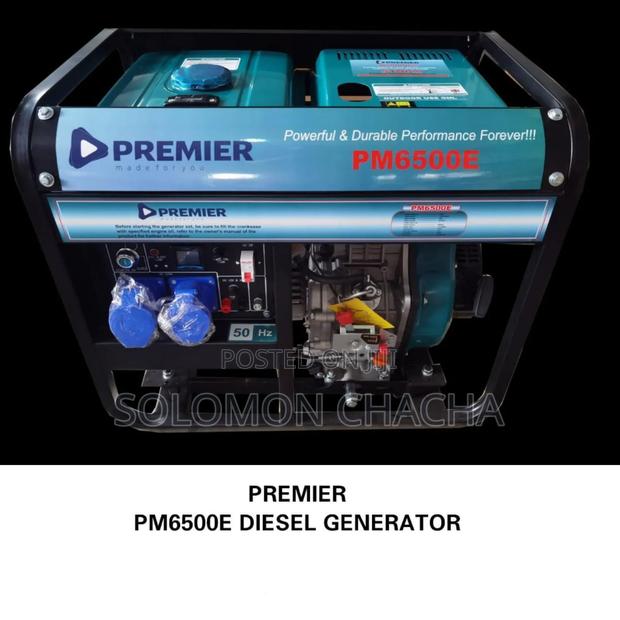 Premier 7.5kw Deisel Best Generator With Industrial Socket - main view
