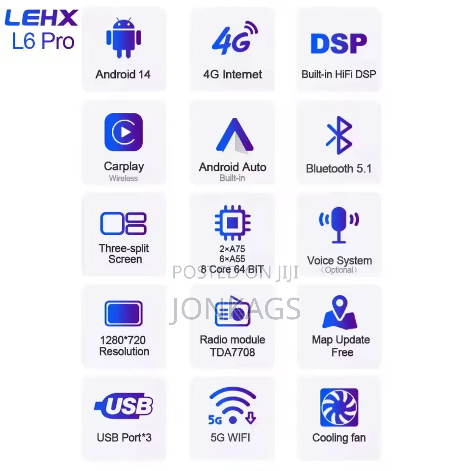 Universal Android Single Din Car Stereo