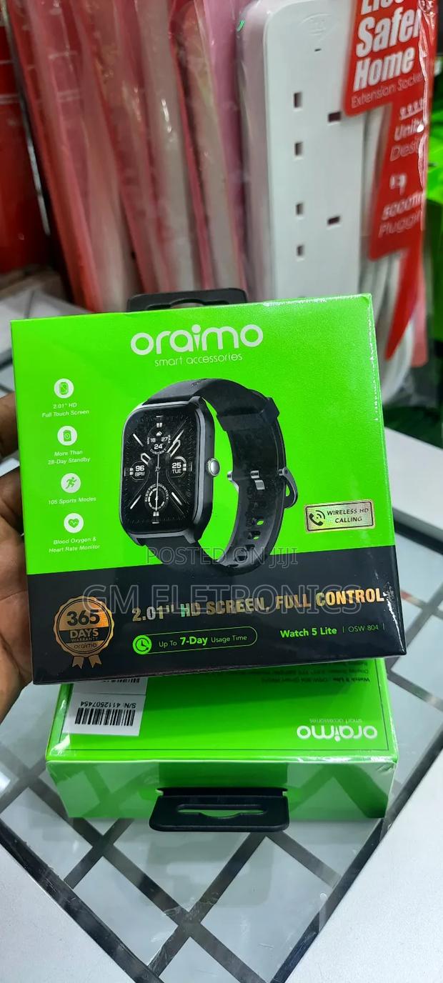 Oraimo Watch 5 Lite 2.01" HD IP68 Smart Watch. - thumbnail 4