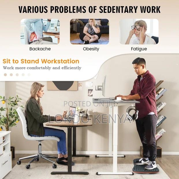 Office Desk : 1.6 Meter Electric Height Adjustable Desk - thumbnail 3