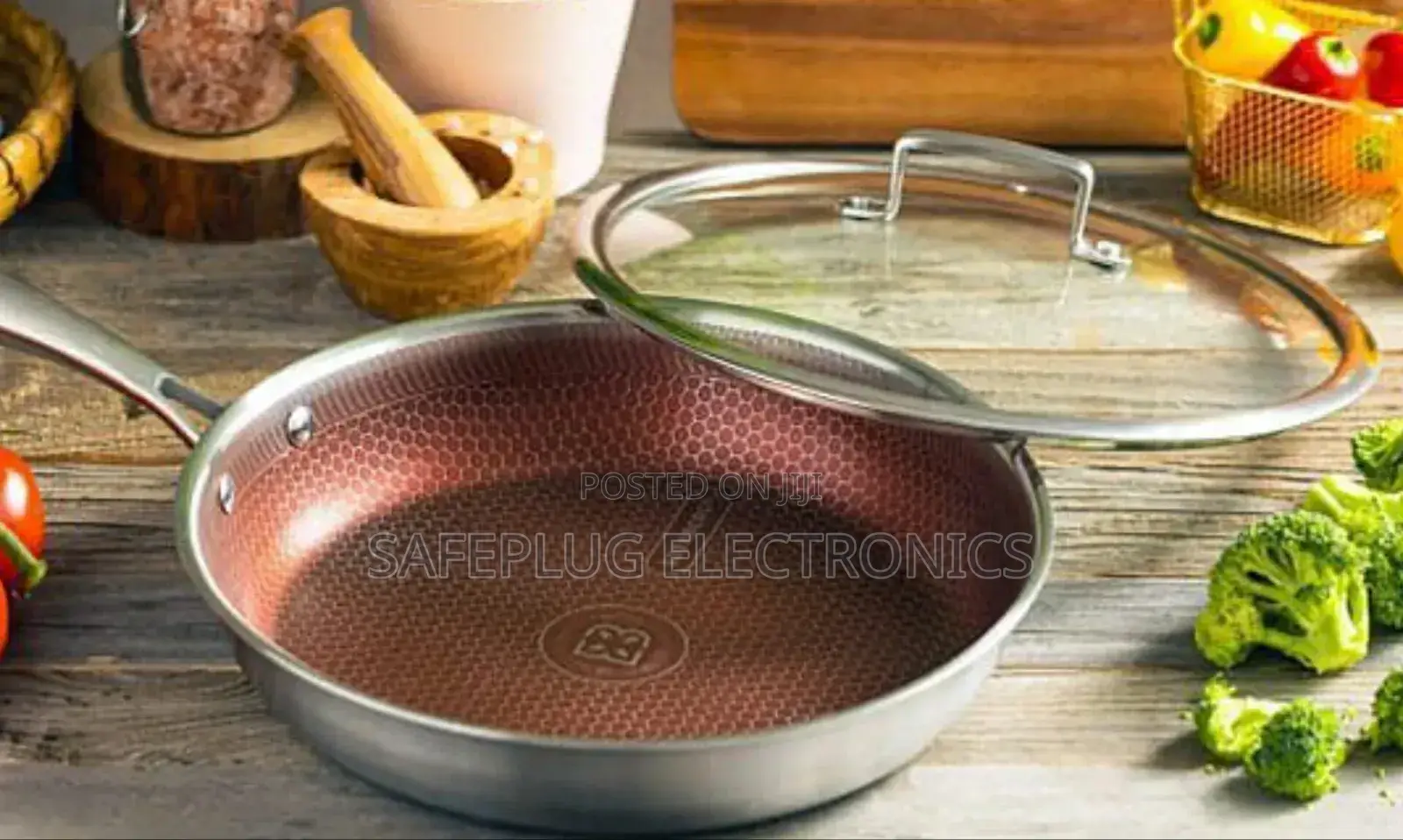 Stainless Fry Pan - Edenberg - Hob/Induction Compatible