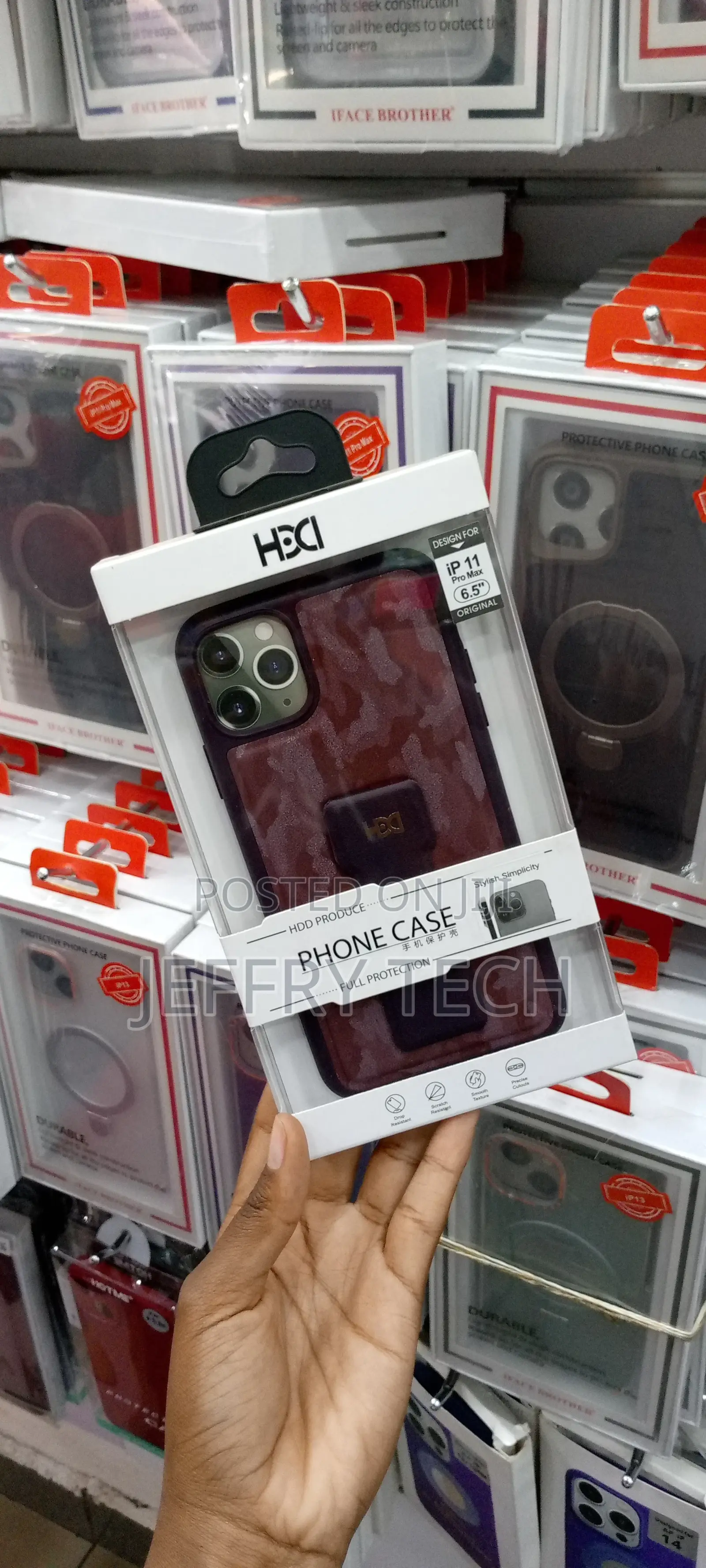 Leather Adjustable Wrist Strap Case for iPhone 11 Pro Max