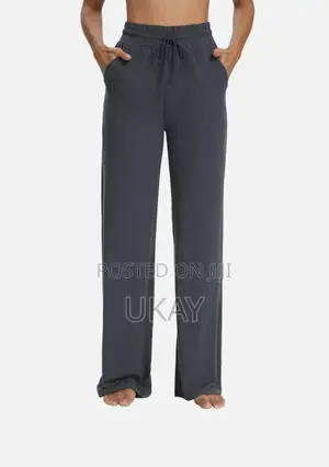 Womens Yoga Sweatpants Wide Leg Lounge Pajamas.