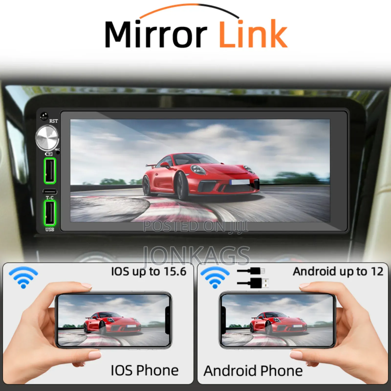 Android Single Stereo With Carplay and Android Auto