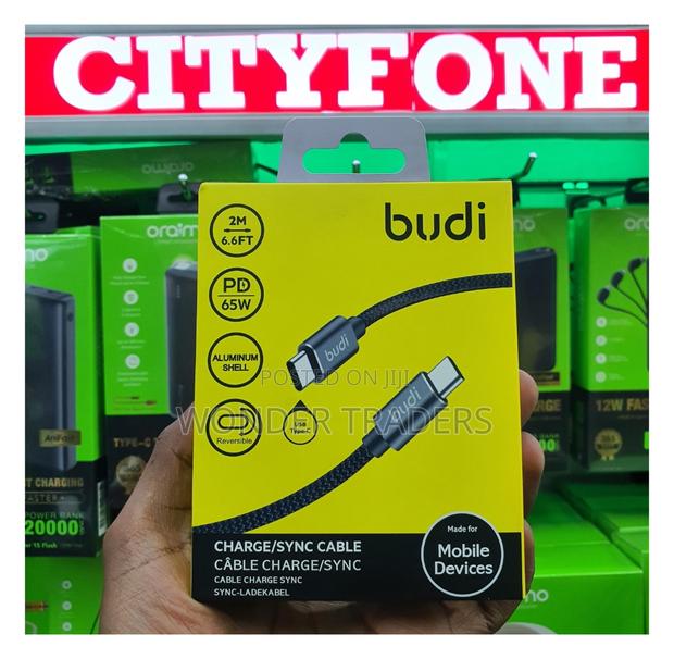 Budi DC206TT20B *2M* Type C to Type C Aluminium Shell Cable