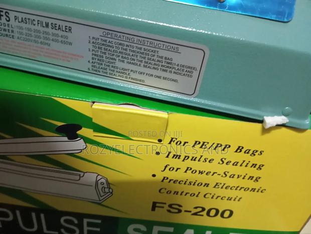 Impulse Sealer Metallic Machine 200mm - thumbnail 2