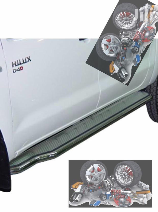 Side Step Hilux Double Cabin Pair Curvy - main view