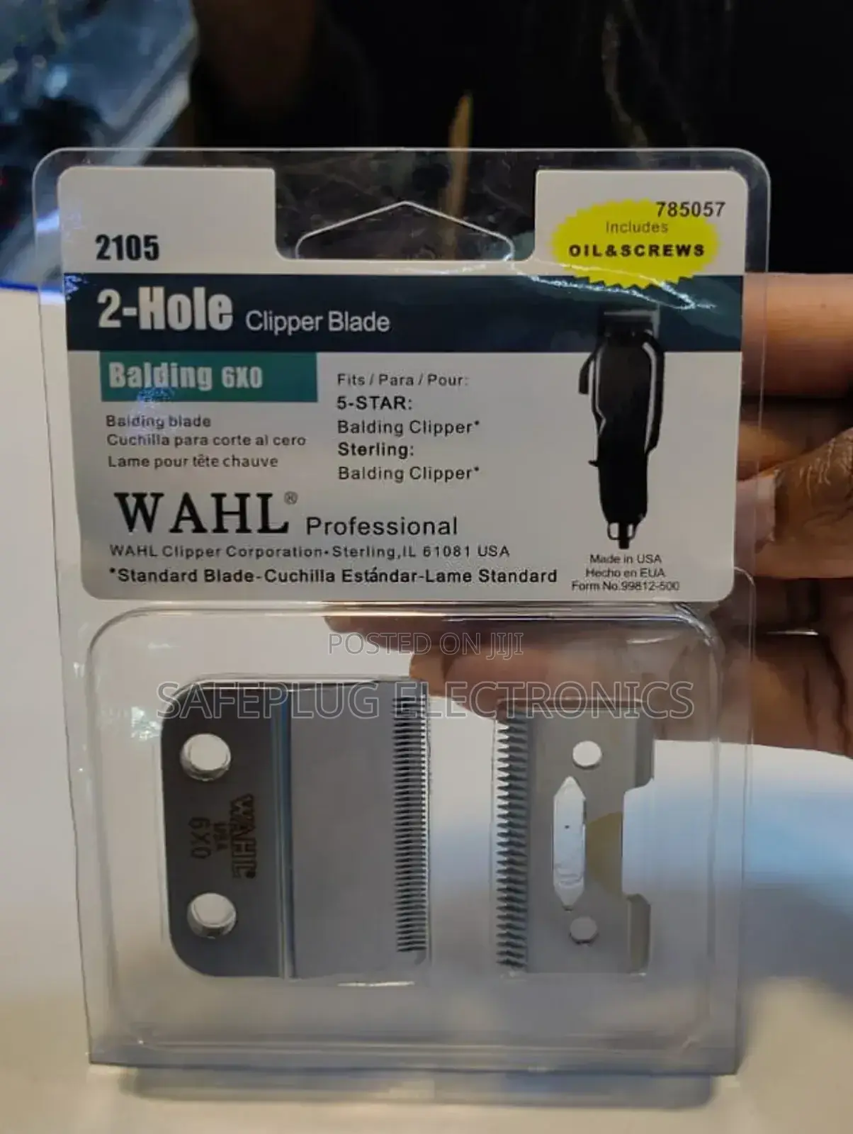 No.2 Standard Replacement Wahl Blades - Oil/Screws