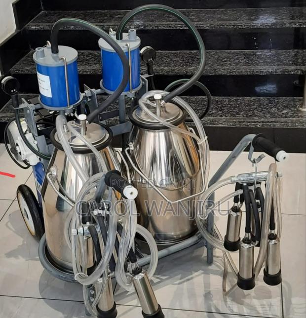 Milking Machine Double Barrel/ Double Milking Machine - main view