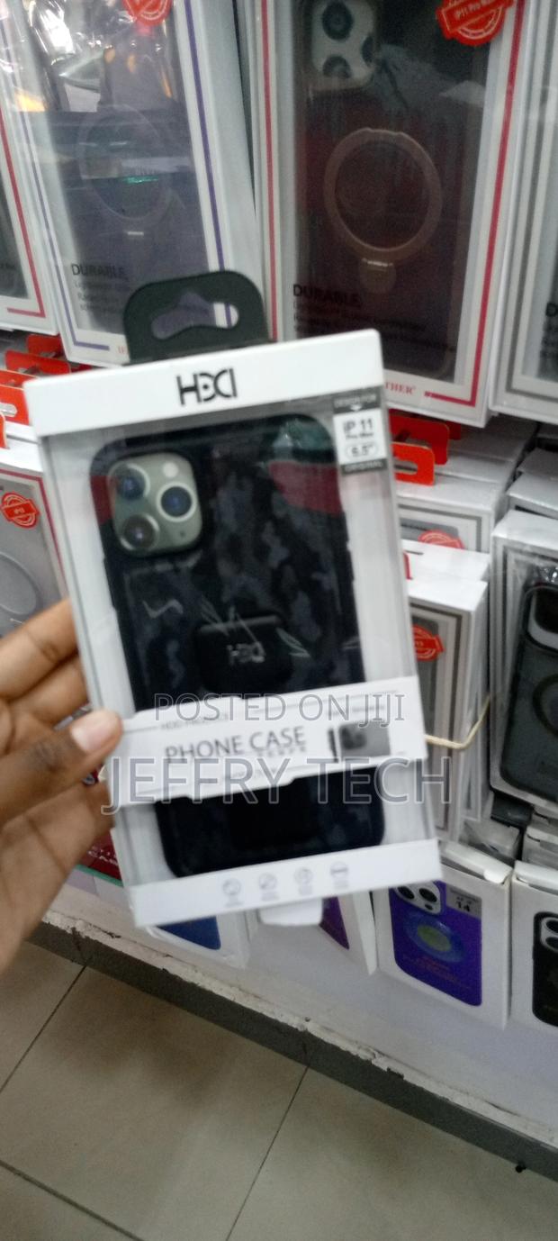 iPhone 11 Letter Adjustable Wrist Strap Case -Black Slim - main view