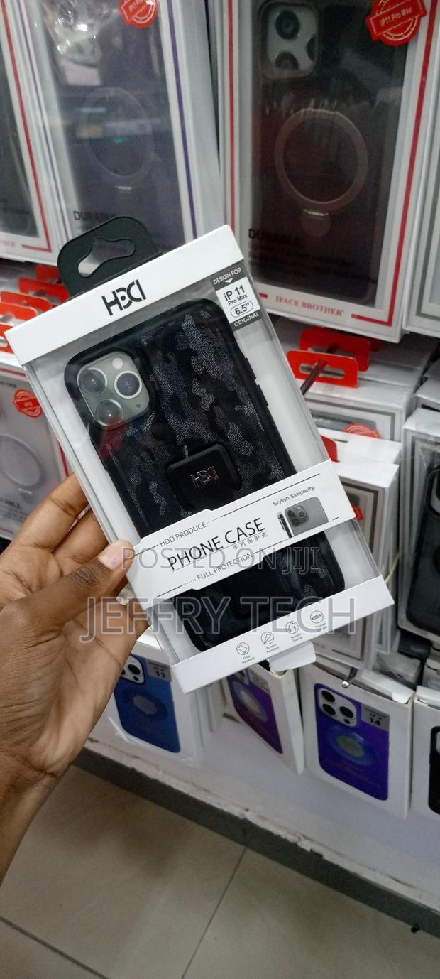 iPhone 11 Letter Adjustable Wrist Strap Case -Black Slim - thumbnail 3