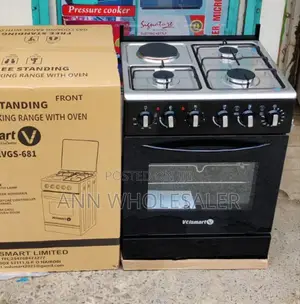 *Volsmart Standing Cooker 60cm*60cm 3G+1E Jet Burners B/8