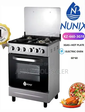 Good Working Nunix 60 by 60 3 +1 / Electric Oven EH,/9