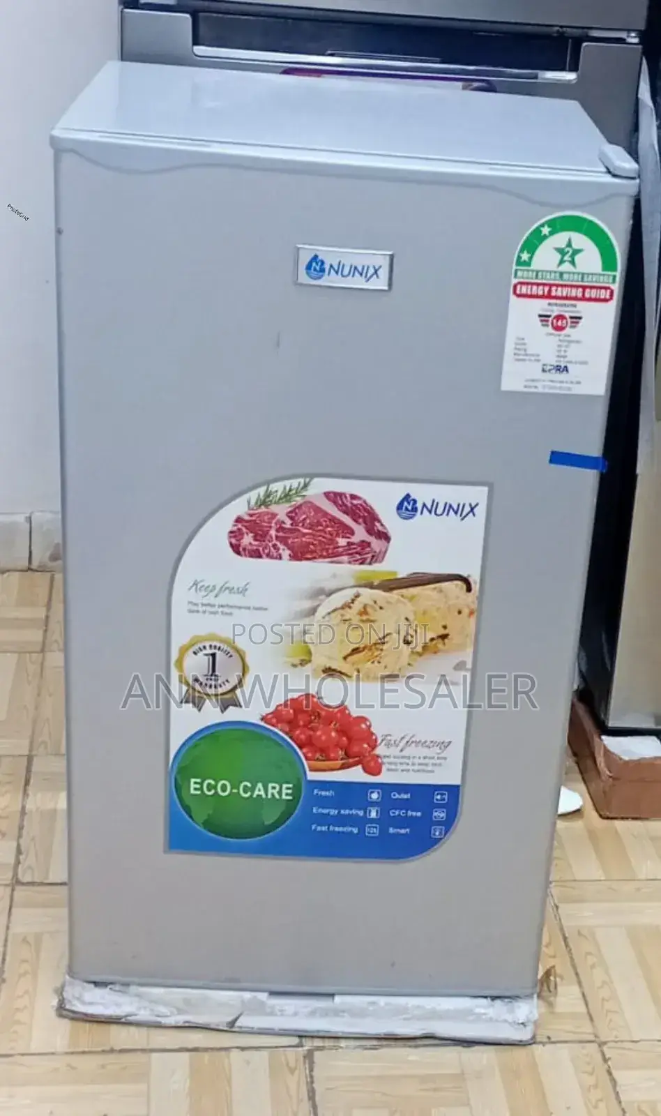 Siver 90litres Nunix Single Door Fridge SN/87
