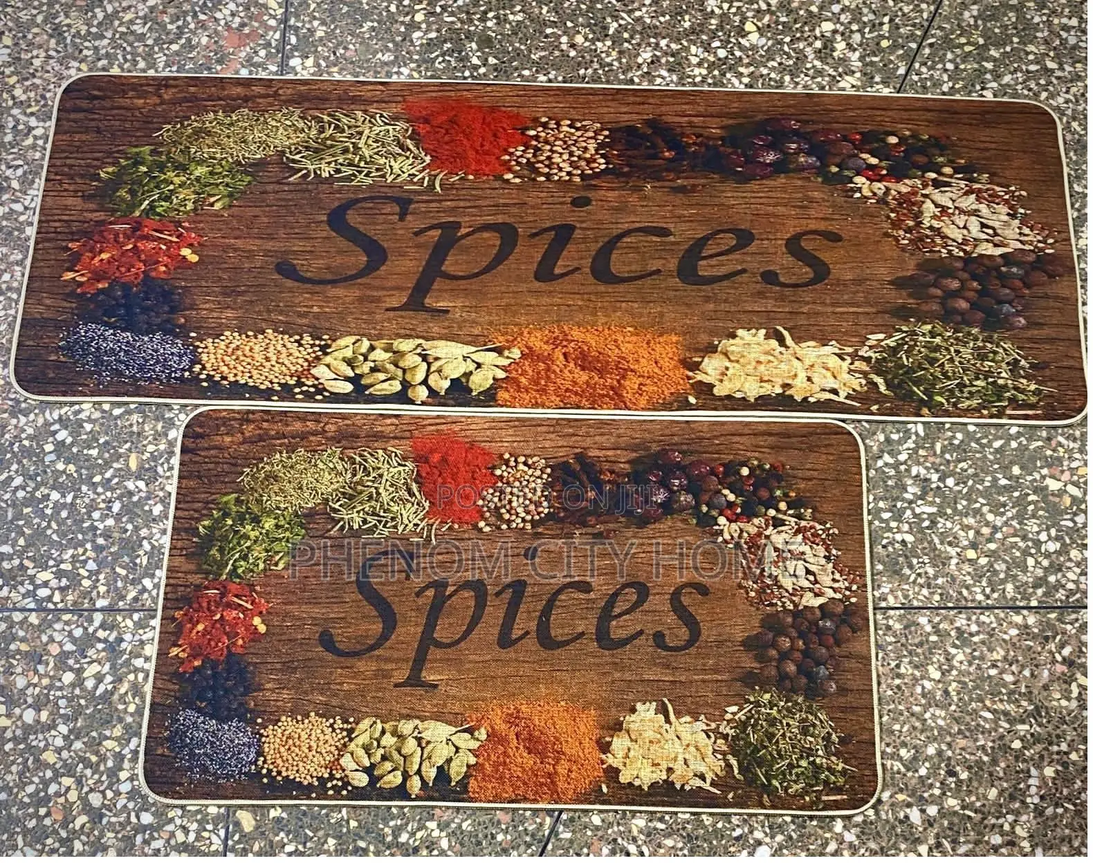 Brown Themed Kitchen Mats