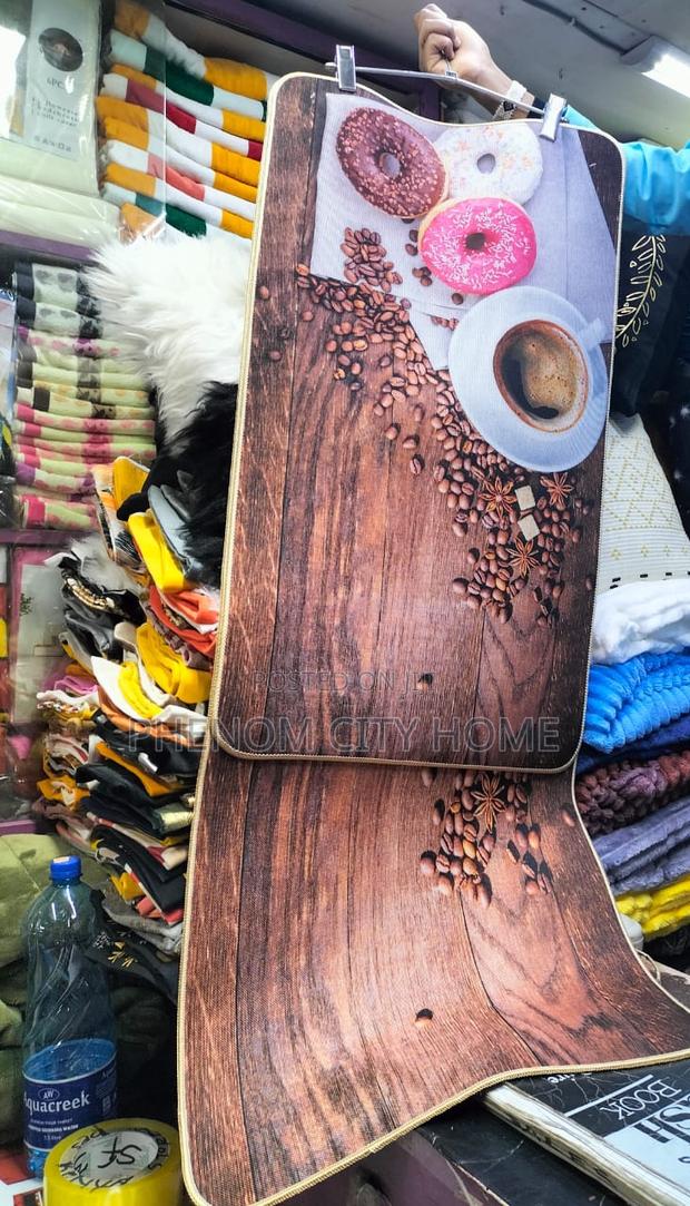 Coffee Design 2pc Rubber Kitchen Mats Available - thumbnail 2