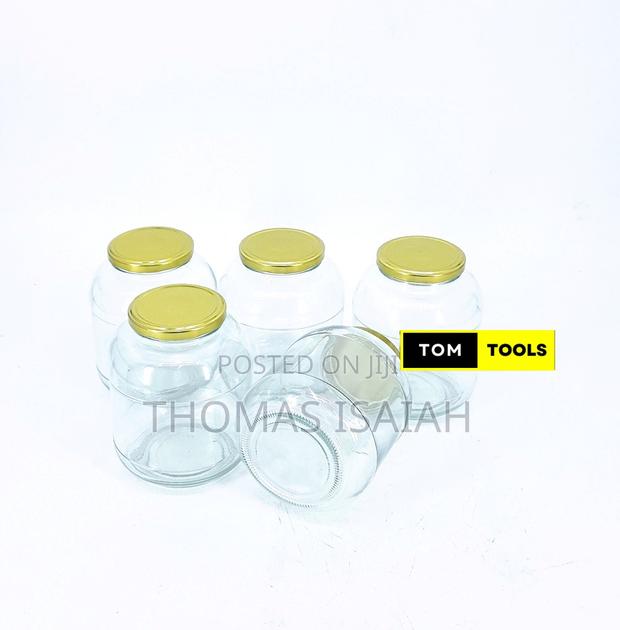 5PCS 1500ml Glass Jars Mason Jars With Pop Lids 160mm X 125 - thumbnail 2