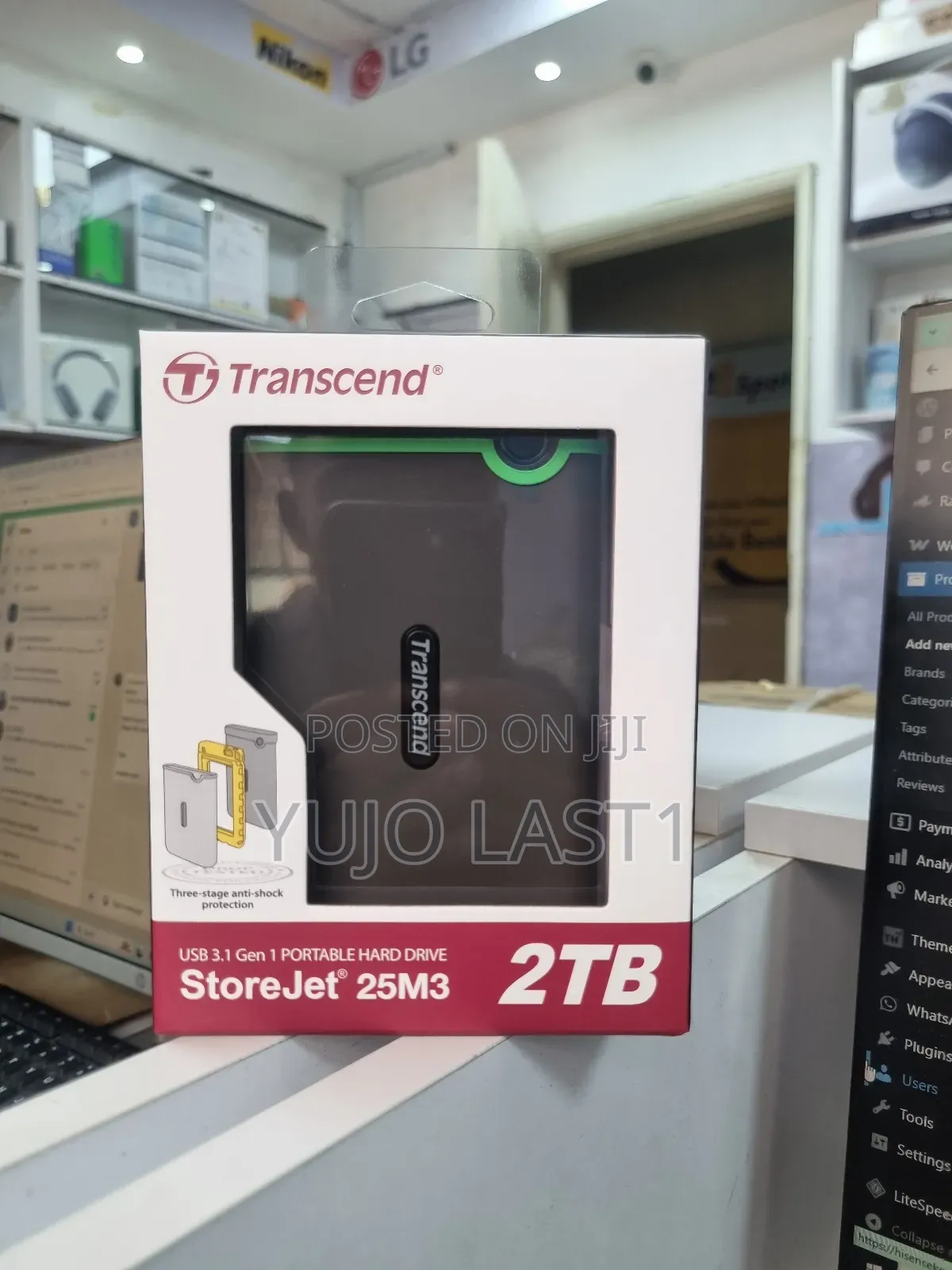 Transcend 1tb Storejet 1 Portable External Hard Drive