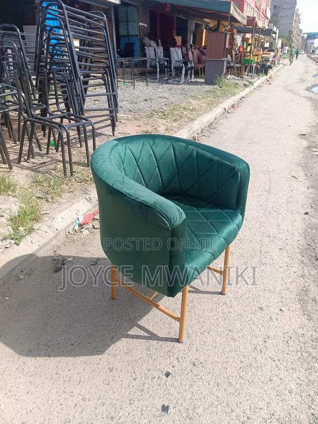 Manicure Styling Chair, Jungle Green and Gold