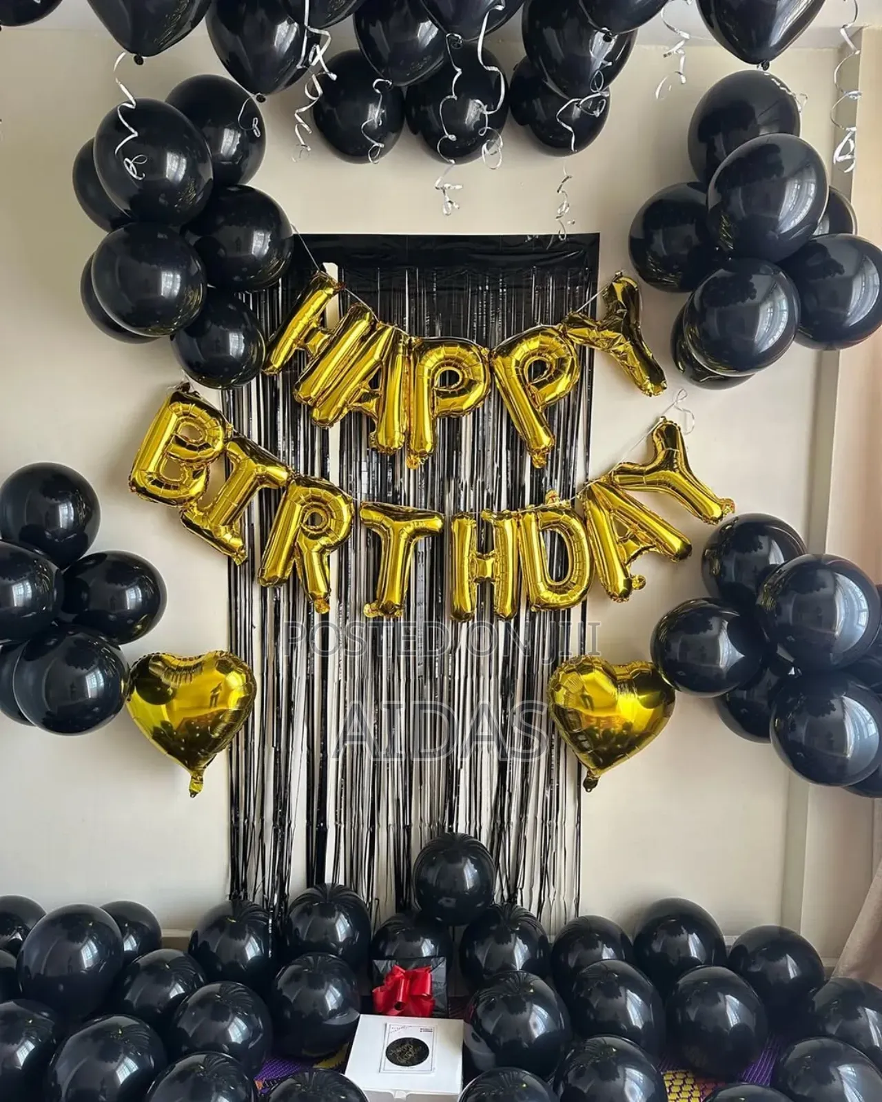 Happy Birthday DIY Set Up