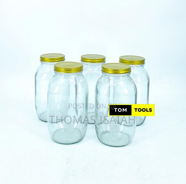 5pcs 2000ml Glass Jars Mason Jars With Screw Caps 204 X 128