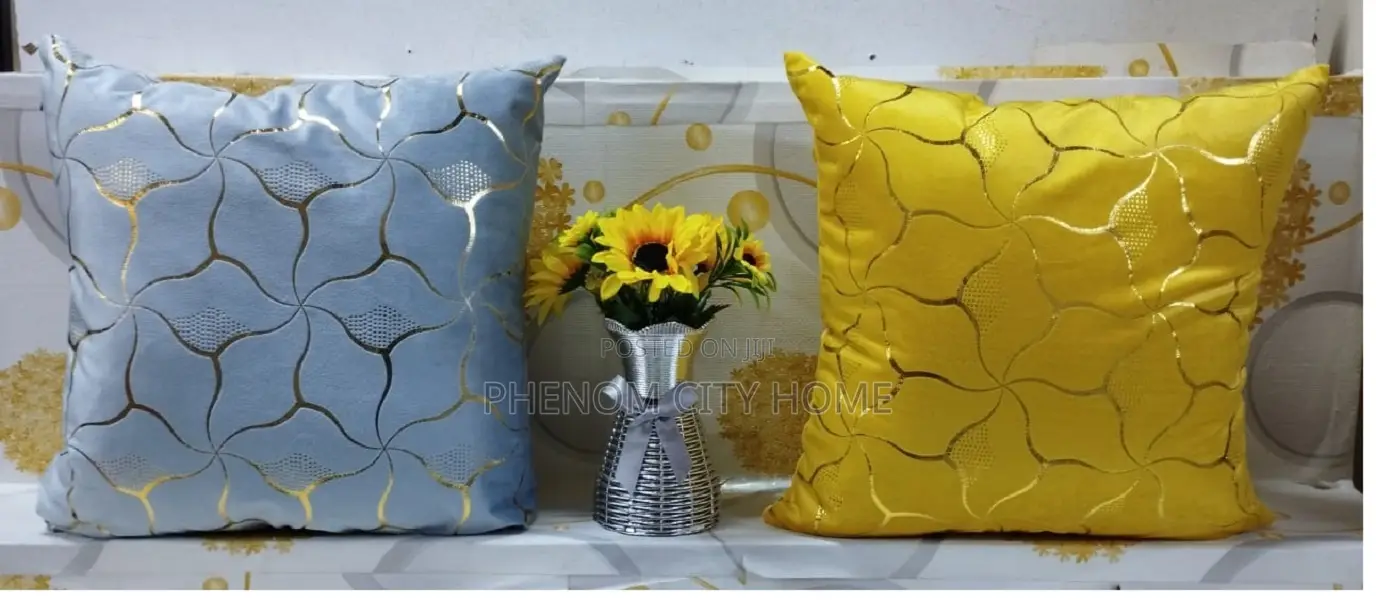 Greyish and Mustard Throwpillow Covers Available