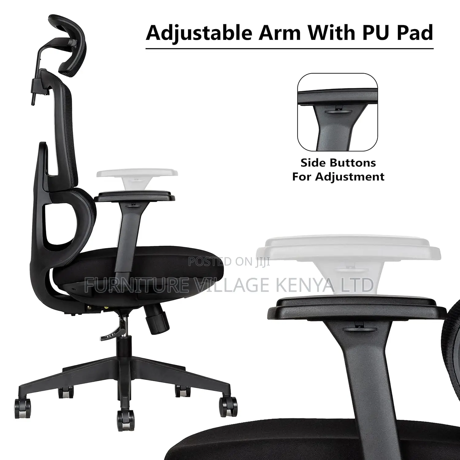 Executive Office Seat -Ergonomic Mesh High Back Office Chair