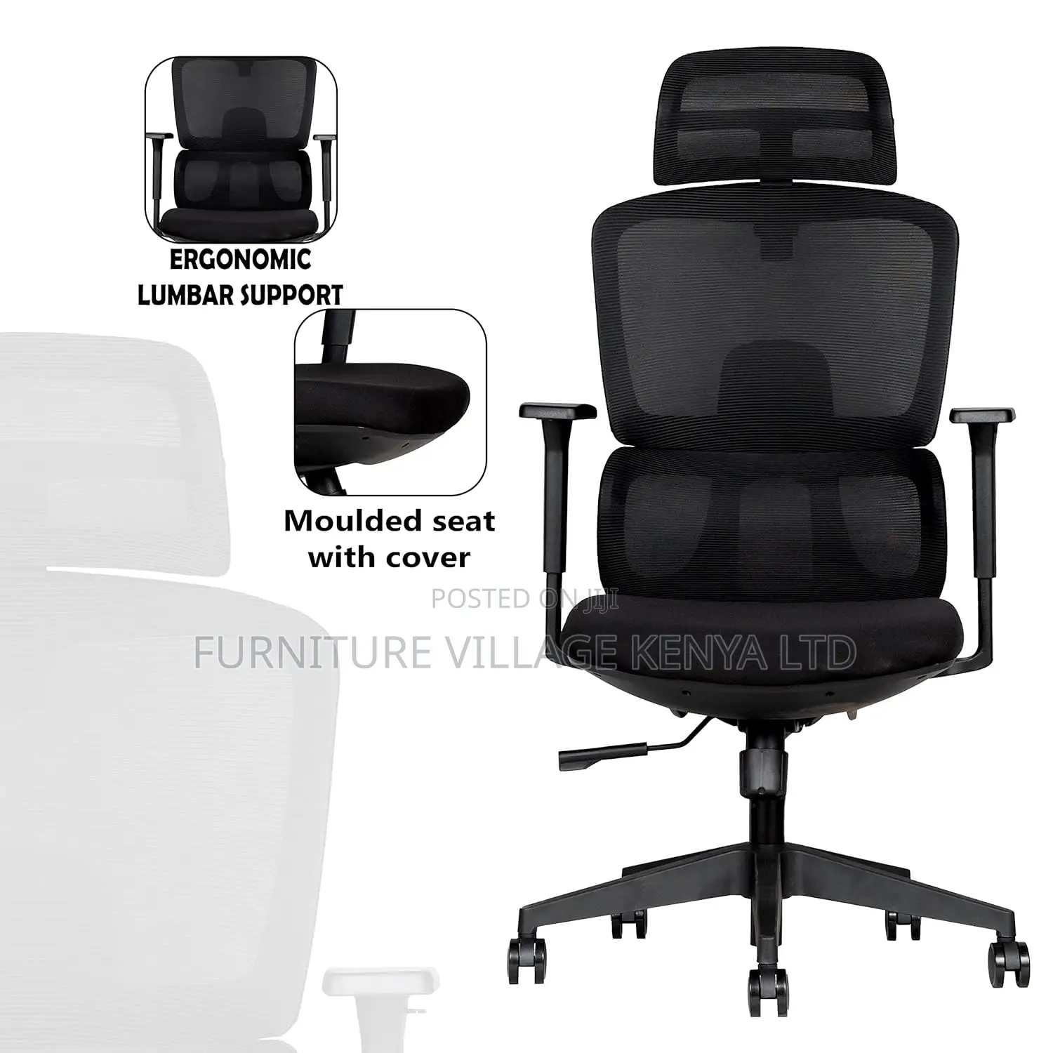Executive Office Seat -Ergonomic Mesh High Back Office Chair
