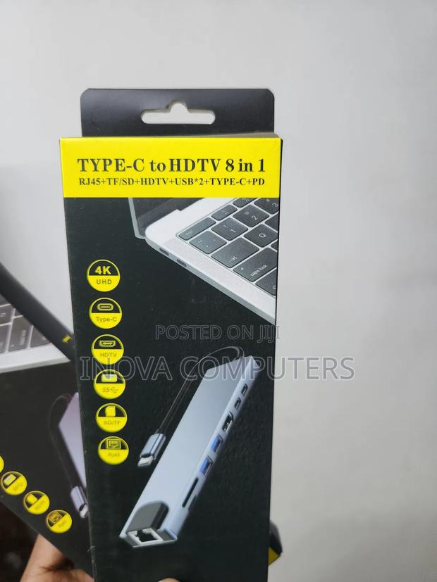 Type-C to HDMI 8 in 1 Adapter - thumbnail 2